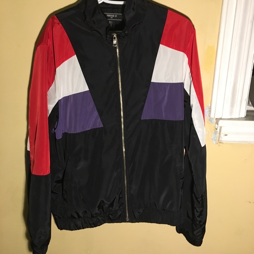 Forever 21 retro windbreaker